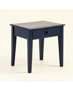 Sage Edge Side Table - Navy (synthetic illustration; no displayed measurements)