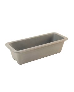 Pine Branch Empty Railing Planter With Integral Brackets - Gray (synthetic illustration; no displayed measurements)