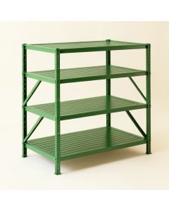 Olive Brook Empty Seed-Starting Shelving Unit Without Lights - Green (synthetic illustration; no displayed measurements)