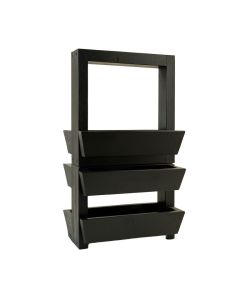 Hill Bridge Empty Vertical Garden Frame - Black (synthetic illustration; no displayed measurements)