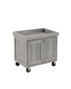 Clay Brook Empty Rolling Workshop Cart - Gray (synthetic illustration; no displayed measurements)