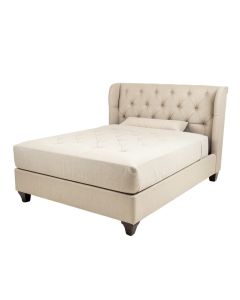 Harrisson Twin Tufted Upholstered Platform Bed
