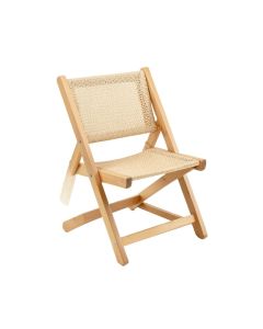 Brook Crest Folding Outdoor Chair - Beige (synthetic illustration; no displayed measurements)