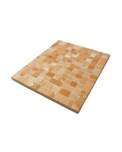 Roman Selection Glass Mosaic Tile In Raw Ginger