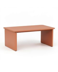 Hazel Bridge Desktop Monitor Riser - Terracotta (synthetic illustration; no displayed measurements)