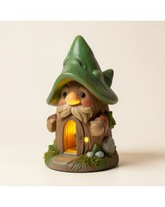 Solar Garden Light Mystic Gnome Fairy House With Color Changing Led Solar Outdoor Garden Light (synthetic illustration; no displayed measurements)