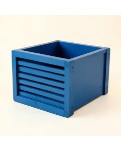 Heath Canyon Empty Furniture-Style Litter Enclosure - Blue (synthetic illustration; no displayed measurements)