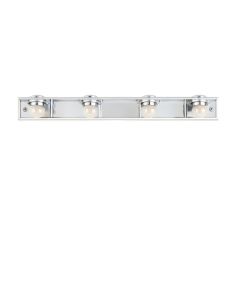 Swale 4 - Light Dimmable Polished Chrome Vanity Light (synthetic illustration; no displayed measurements)