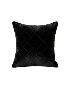 Sage Crest Filled Accent Pillow - Black
