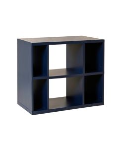 Alder Dale Desktop Shelving Unit - Navy (synthetic illustration; no displayed measurements)