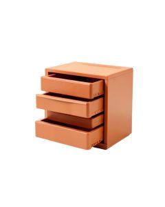 Cove Branch Small-Parts Storage Drawer Cabinet - Terracotta (synthetic illustration; no displayed measurements)