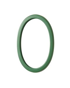 Oak Bend Framed Wall Mirror - Green