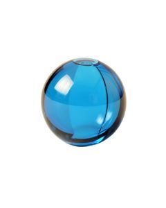 Indented Glass Round Knob