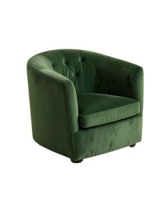 Ilene 32 '' Wide Tufted Velvet Barrel Chair