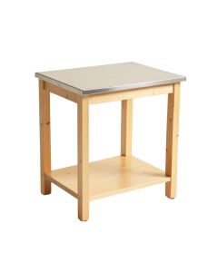 Fulton Kitchen Cart With Stainless Steel Top
