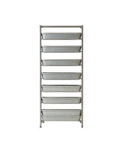 River Bend Empty Vertical Garden Frame - Gray