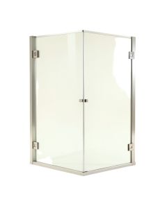 Flex 56-60 In . W X 72 In . H Semi-Frameless Pivot Shower Door