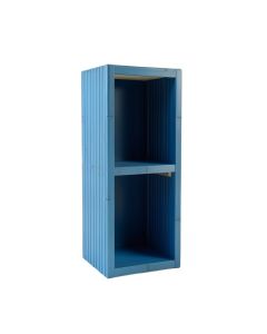 Ash Crest Narrow Cubby Tower - Blue (synthetic illustration; no displayed measurements)