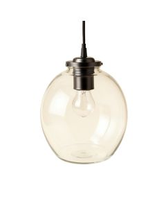 Casarez 8 '' H X 14 '' W Glass Oval Pendant Shade In Clear