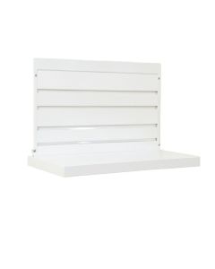 Lake Bluff Wall-Mounted Entryway Organizer Shelf - White