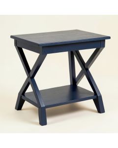Linden Dell Side Table - Navy (synthetic illustration; no displayed measurements)