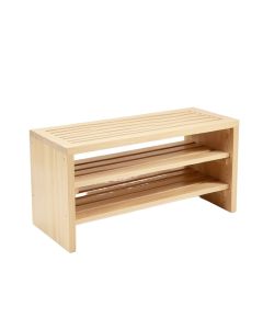 Meadow Canyon Shoe Storage Bench - Beige (synthetic illustration; no displayed measurements)