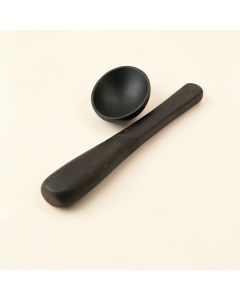 Stone Bluff Cooking Spoon - Black (synthetic illustration; no displayed measurements)