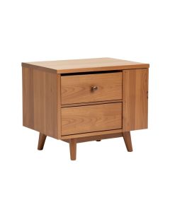 Seville Mid-Century 1 Drawer Nightstand (synthetic illustration; no displayed measurements)
