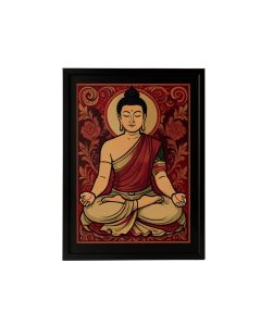 Buddha Meditationn Zen Framed Graphic Art (synthetic illustration; no displayed measurements)