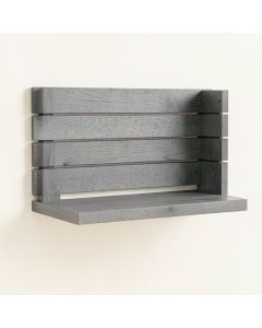 Shore Bridge Wall-Mounted Entryway Organizer Shelf - Gray (synthetic illustration; no displayed measurements)