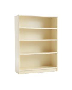 Ridge Edge Freestanding Bookcase - Cream (synthetic illustration; no displayed measurements)