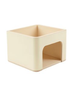 Slate Dale Empty Furniture-Style Litter Enclosure - Cream