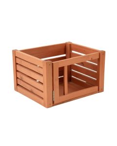 Flint Canyon Empty Furniture-Style Pet Crate - Terracotta