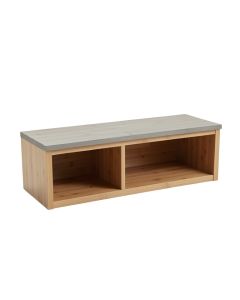 Pine Branch Shoe Storage Bench - Gray