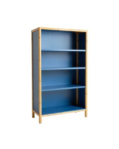 Pine Branch Freestanding Bookcase - Blue (synthetic illustration; no displayed measurements)