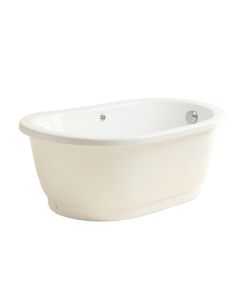 Maryam 71 '' X 31 '' Freestanding Soaking Bathtub (synthetic illustration; no displayed measurements)