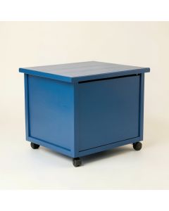 Pine Edge Empty Rolling Workshop Cart - Blue (synthetic illustration; no displayed measurements)