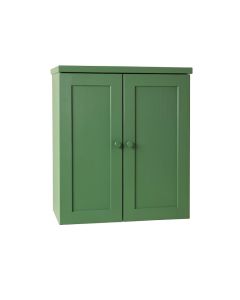 Fern Bend Wall-Mounted Laundry Cabinet - Green (synthetic illustration; no displayed measurements)