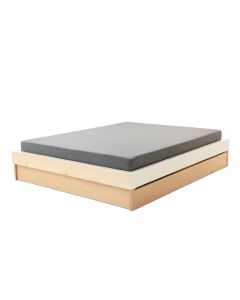 Emma-Lea Solid Wood Low Profile Storage Platform Bed