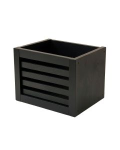 Brook Falls Empty Furniture-Style Litter Enclosure - Black (synthetic illustration; no displayed measurements)