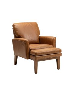 Abarca 33 '' Wide Club Chair And Ottoman (synthetic illustration; no displayed measurements)