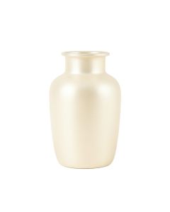 Elm Crest Empty Decorative Vase - Ivory