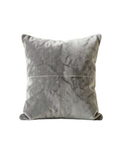 Ridge Bend Filled Accent Pillow - Gray