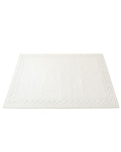 Ridge Arc Rectangular Outdoor Rug - White
