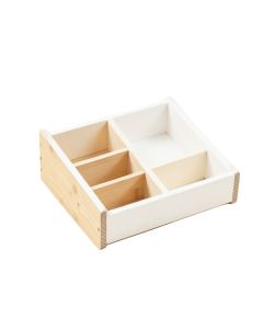 Heath Bluff Empty Coffee-Station Organizer - White