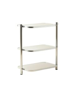 Coyle 12.6 '' W X 60 '' H X 11 '' D Free-Standing Bathroom Shelf (synthetic illustration; no displayed measurements)