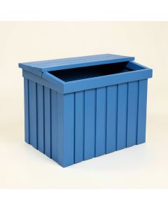 Flint Branch Closed Outdoor Storage Box - Blue (synthetic illustration; no displayed measurements)