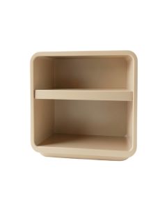 Cove Bend Empty Mug-Storage Cabinet Insert - Beige (synthetic illustration; no displayed measurements)