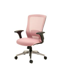 Office Chair ——Ergonomic Mesh Chair Computer Chair Home Executive Desk Chair Comfortable Reclining Swivel Chair And , Mid Back With Wheels For Teens/Adults ( Pink ) (synthetic illustration; no displayed measurements)