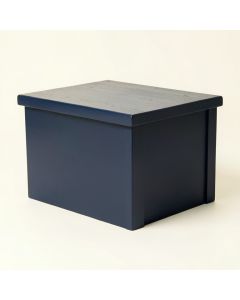 Slate Bridge Closed Outdoor Storage Box - Navy (synthetic illustration; no displayed measurements)